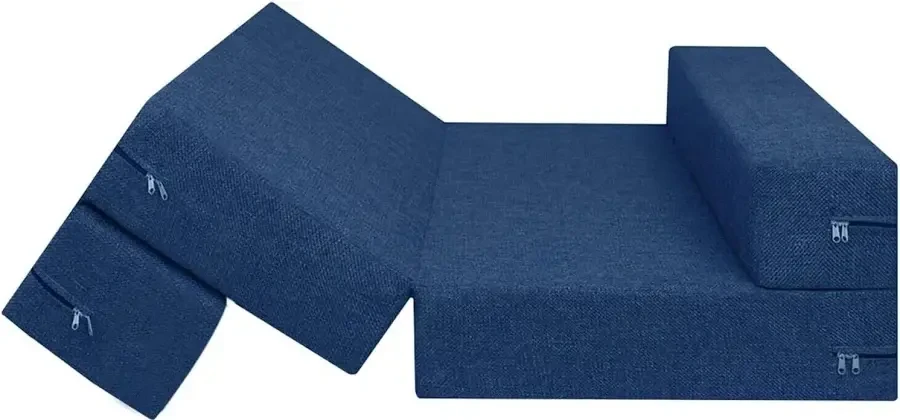 A spotless and fresh modern sofa cum bed after professional deep cleaning by SKKS Services